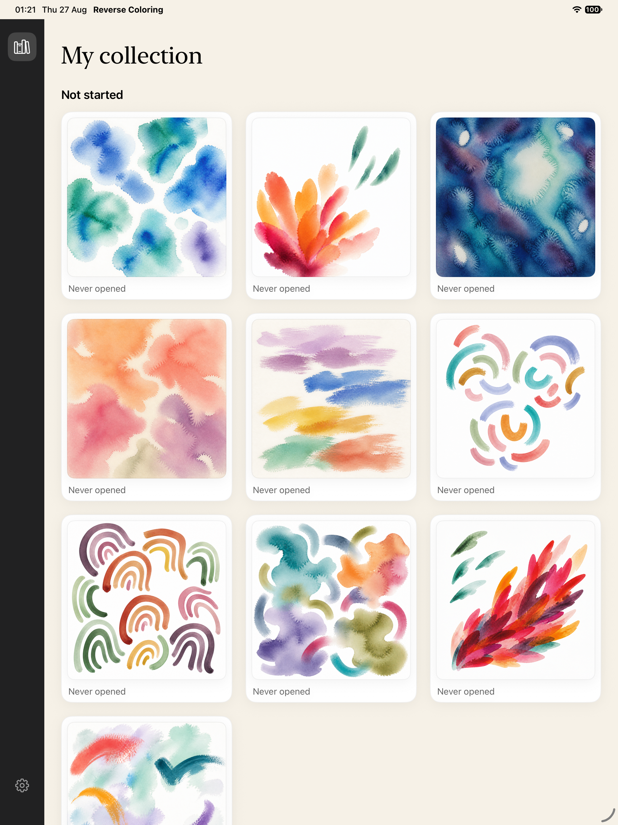 The Reverse Coloring canvas library